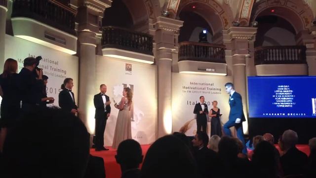 FM cosmetics UK golden orchid awards gala Sorrento Italy. смотреть онлайн