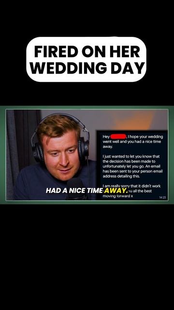 This Woman was FIRED on her WEDDING DAY... Full Video on my Channel Now! смотреть онлайн