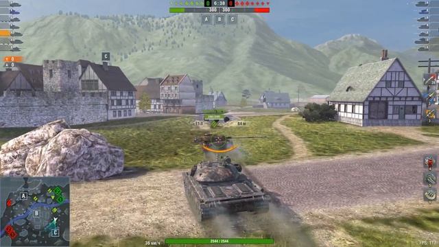 60TP Lewandowskiego ● Vz. 55 - WoT Blitz UZ Gaming смотреть онлайн