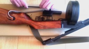 Автомат ППШ частично разборный с ремнём, Denix replica 9301