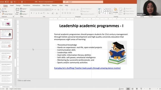 Women Empowerment webinar - Dr. Mariana ALBA смотреть онлайн