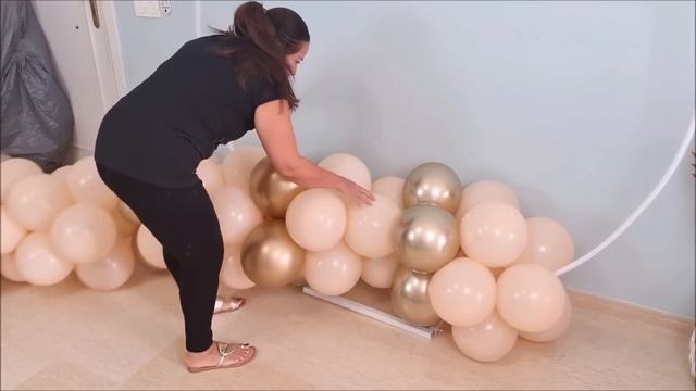 Decorando un aro con globos paso a paso😉 смотреть онлайн