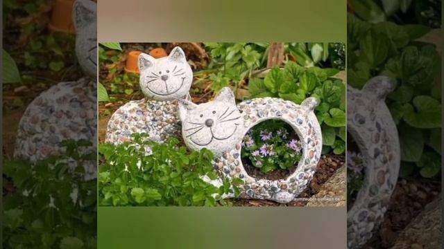 Поделки из цемента для сада! Сборник идей! смотреть онлайн