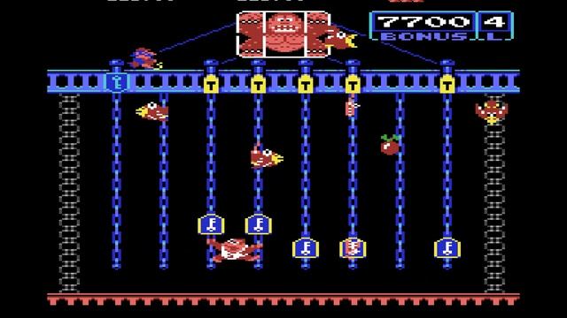 Donkey Kong Junior (Public Domain) [Commodore 64] смотреть онлайн