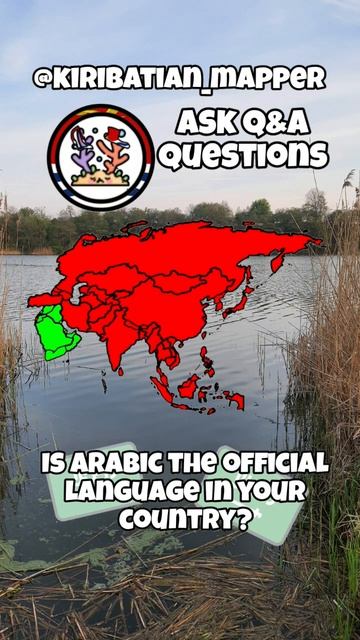Is Arabic the official language in your country? #map #mapping #geography #asia #countries смотреть онлайн