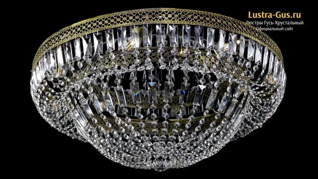 Хрустальная люстра «Венеция Купол пластинка под бронзу» - Гусь-Хрустальный завод смотреть онлайн