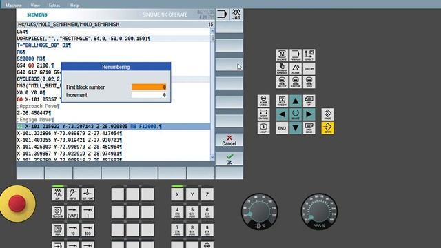 SINUMERIK 828D / SINUMERIK 840DSL- How To Do Renumbering of program in Siemens cnc controller смотреть онлайн