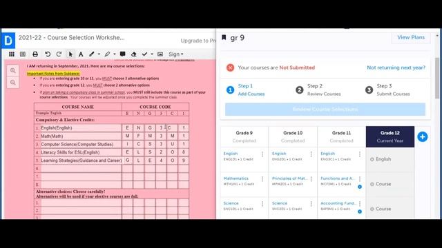 Grade 10 into Grade 11 - Course Selection 2021 смотреть онлайн