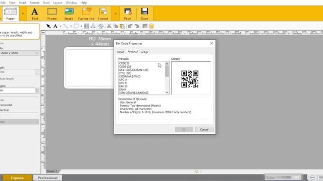 How do I create a label containing a bar code/QR code? (P-touch Editor 5.x for Windows) смотреть онлайн
