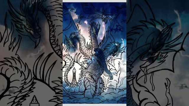 Godzilla X Mothra (FanMade Novel's Poster)- Speedpaint смотреть онлайн