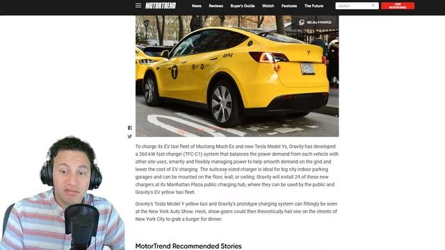 New York City Electric Taxi Fleet смотреть онлайн