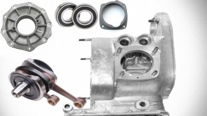 Монтаж коленвала двигателя мотоцикла Урал