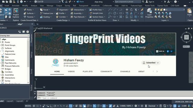 Transform Points in Civil 3D Using the Align Command (OSNAPZ) смотреть онлайн