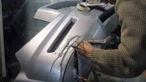 Профессиональный паяльный фен с алиэкспресс для пайки пластика + насадки + пластиковые прутки