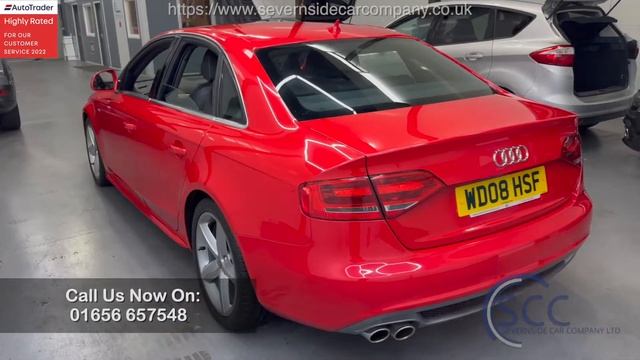 2008 Audi A4 S-Line 2.0 TDI смотреть онлайн
