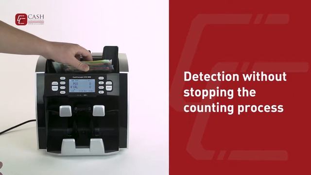 CashConcepts CCE 5000 Pocket counter EUR/USD/GBP/CHF смотреть онлайн