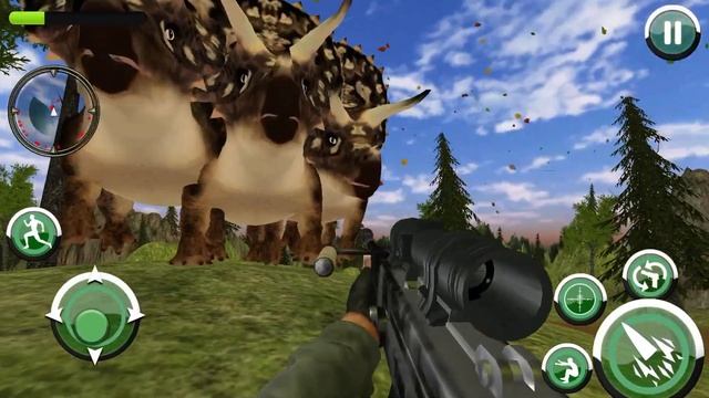 Jurassic Dinosaur Jungle Hunt iPhone Gameplay #04 смотреть онлайн