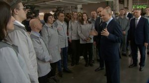 Президент РФ Владимир Путин посетил Самарскую область