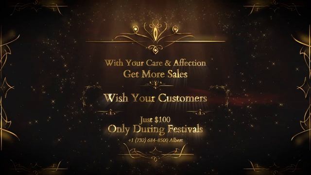 Wish your customers with this elegant video смотреть онлайн