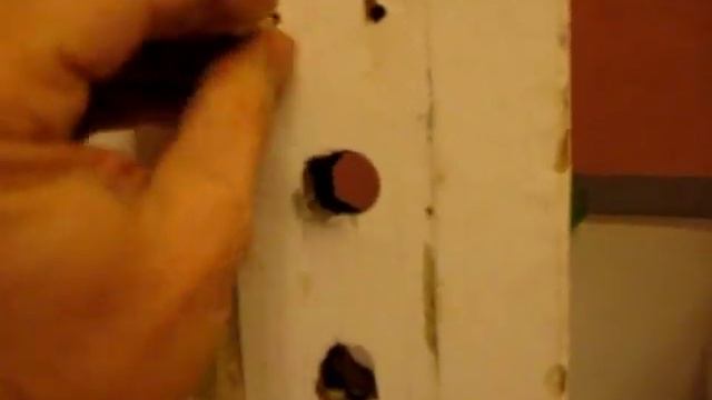 Old Mortise Lock Door Hardware: Step #3 - Re-assembly and how to repair stripped screw holes смотреть онлайн