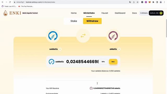 ПРОХОДИМ 2 ФАЗУ ТЕСТНЕТ METIS ДЛЯ ПОЛУЧЕНИЯ ГАРАНТИРОВАННОГО АЙРДРОП смотреть онлайн