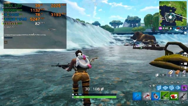 Fortnite / GTX 580 / i5 2400 / 16gb ram / 768p-900p-1080p-LOW / 3D (100%) смотреть онлайн