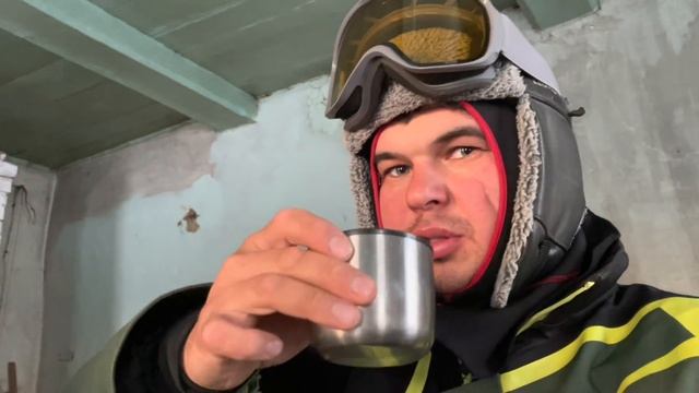 Немного отдохнули и за одно проверили наш охотничий домик/ Деревенские будни/ Снегоходы BRP смотреть онлайн