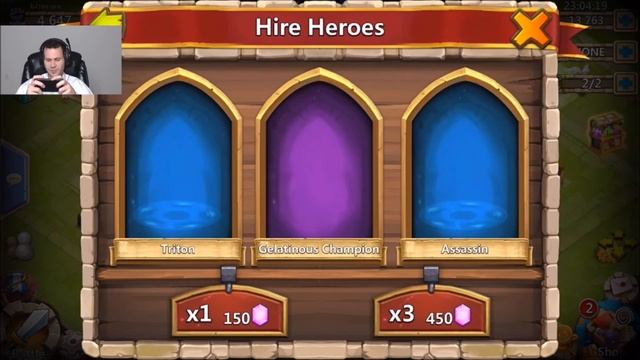 Rolling 20000 Gems on BRAND NEW 0 Legends Account Castle Clash смотреть онлайн