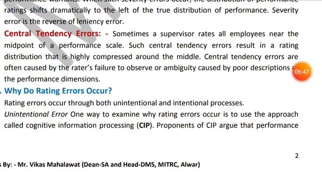 PMRS,Unit 4, Lec No. 25 & 26, Principles of Performance Measurement, Vikas Mahalawat смотреть онлайн