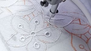 Вышивка Ришелье.Часть1.Процесс.