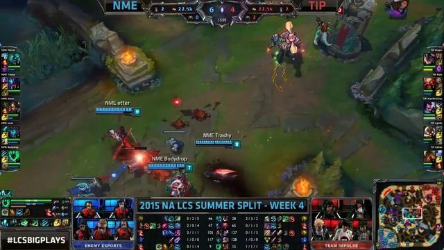 Enemy eSports vs Team Impulse | S5 NA LCS Summer 2015 Week 4 Day 2 | NME vs TIP W4D2 G4 смотреть онлайн