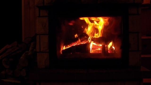 Fire In The Fireplace Calming Video Calming Fireplace (no Music)