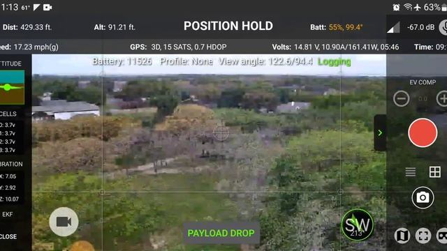 3DR Solo with Siyi A8 Mini Stock Battery 18 minutes смотреть онлайн