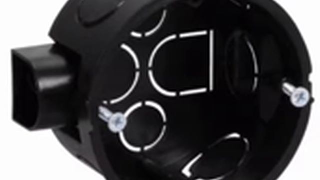 Коробка под розетку для твердых стен Ø65x40мм КМ40002 смотреть онлайн