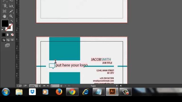 How to make a simple business card (for beginners) смотреть онлайн