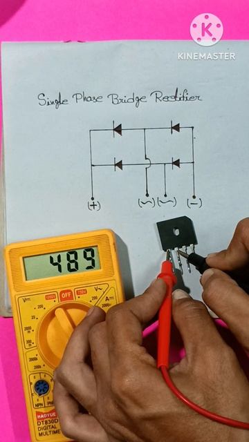 How to Check Bridge Rectifier Using Multimeter.Bridge Diode pin Identification. смотреть онлайн