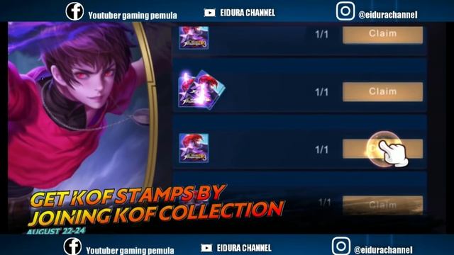 EVENT KOF PREORDER CHESST DAPATKAN 2 STAMPS DRAW SKIN MOBILE LEGENDS BANG BANG смотреть онлайн