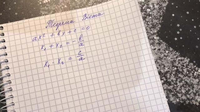 Теорема Вієта. Формулювання