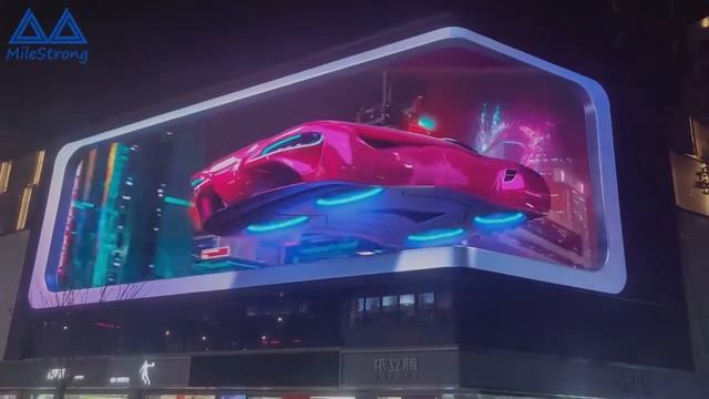 Outdoor 3D LED Digital Billboard Display Screen for Advertising смотреть онлайн