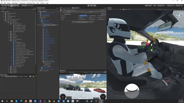 Unity IK Avatar Driver with NWH Vehicle Physics 2 Tutorial смотреть онлайн