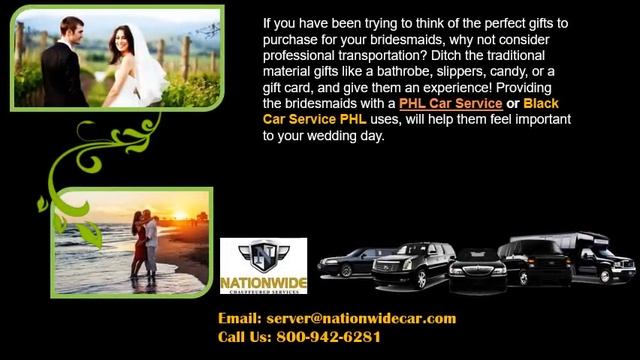 Why Transportation is the Perfect Wedding Gift by PHL Airport Car Service смотреть онлайн