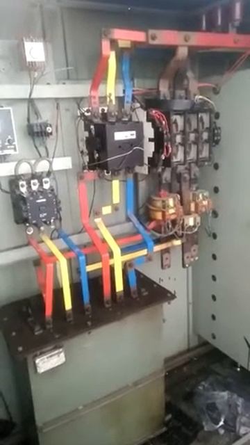 3 phase Induction motor start with star delta connection | contactor use смотреть онлайн