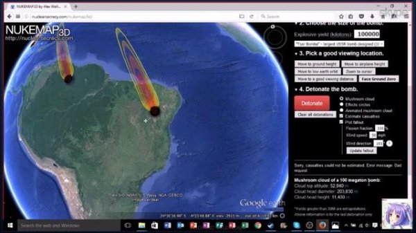 Nukemap 3D (Playing with Friends)