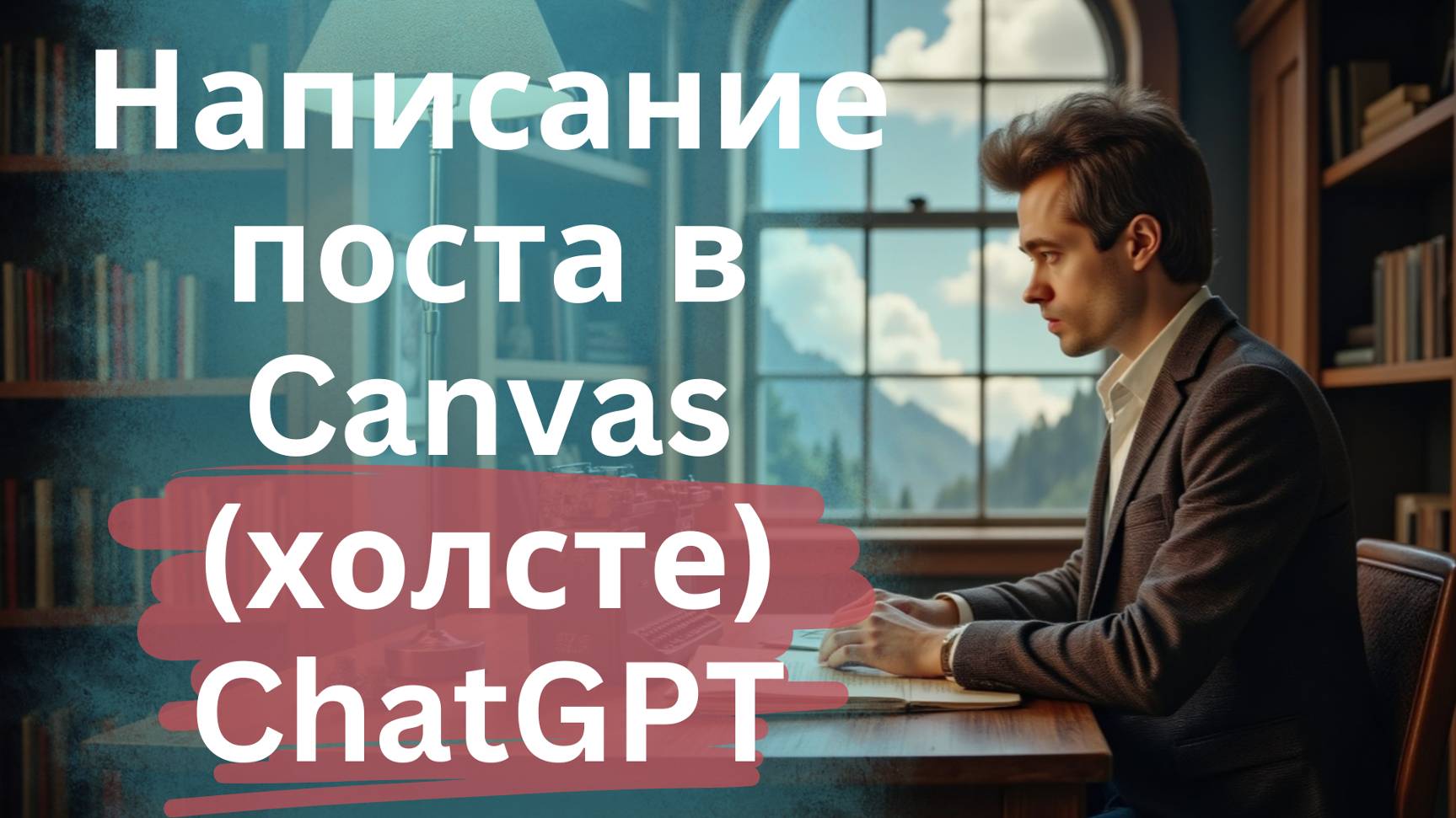 Написание поста в Canvas (Холсте) нейросети ChatGPT смотреть онлайн