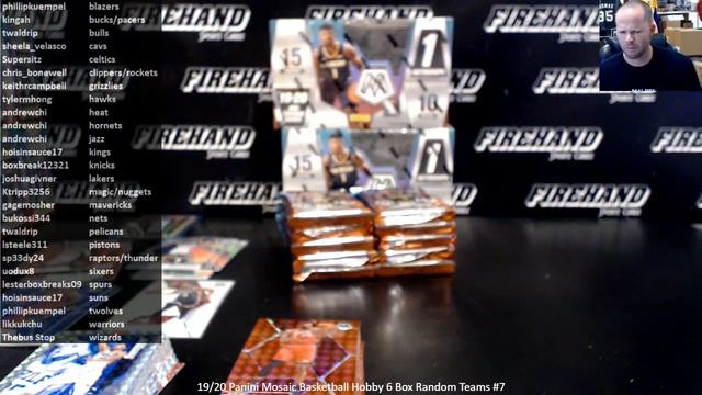 19/20 Panini Mosaic Basketball Hobby 6 Box Random Teams #7 ~ 5/20/20 смотреть онлайн