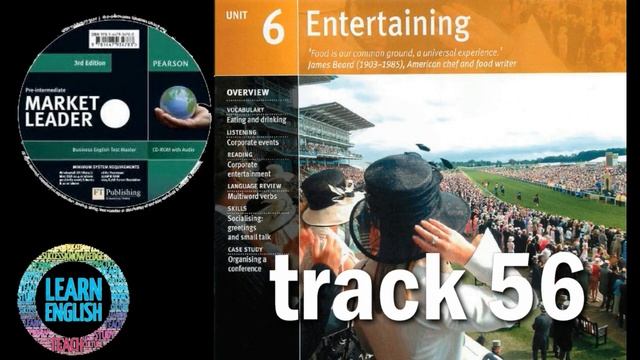 Market leader pre-intermediate 3rd ed - Unit 6: Entertaining - Audio tracks 1.50 - 1.65 смотреть онлайн
