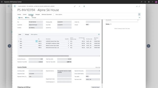 How to email documents in Dynamics 365 Business Central смотреть онлайн