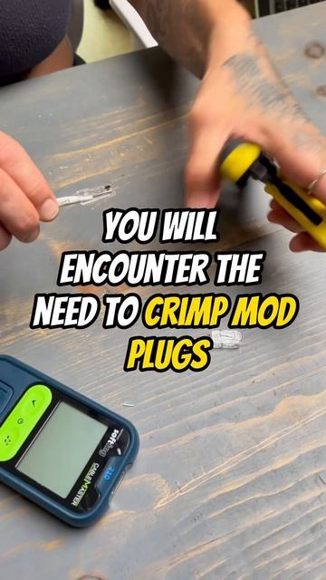Get you a good pair of RJ45 and RJ11 crimps #lowvoltage #lowvoltagenation смотреть онлайн