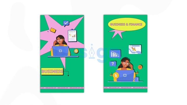 Business And Finance After Effects Instagram Story смотреть онлайн