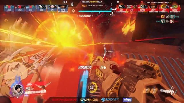 SG-1 vs Graviton Surge - GosuGamers Overwatch Weekly EU #13 смотреть онлайн